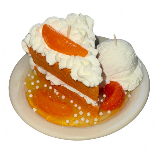 Orange Chiffon Cake Slice